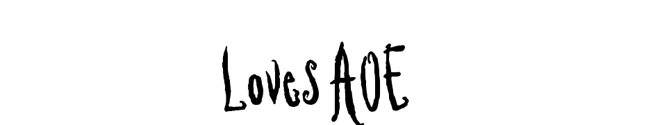 Lovesick AOE Yazı tipi ücretsiz indir